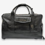 Дорожная кожаная сумка на колесах TONY BELLUCCI T-5100-893 BLACK