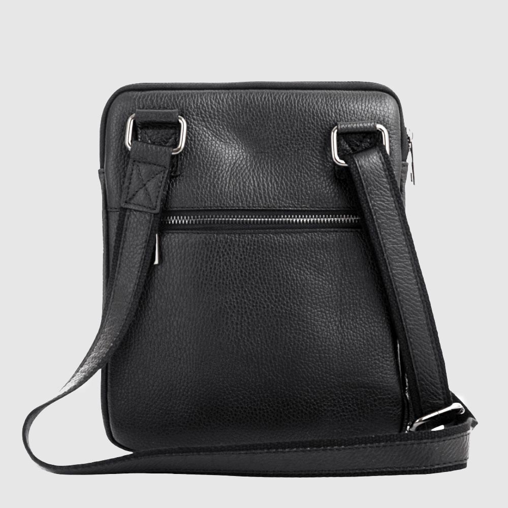 Сумка мужская кожаная Через плечо VIRGINIA CONTI 01349  Black Floater