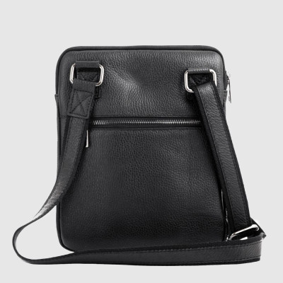 Сумка мужская кожаная Через плечо VIRGINIA CONTI 01349  Black Floater