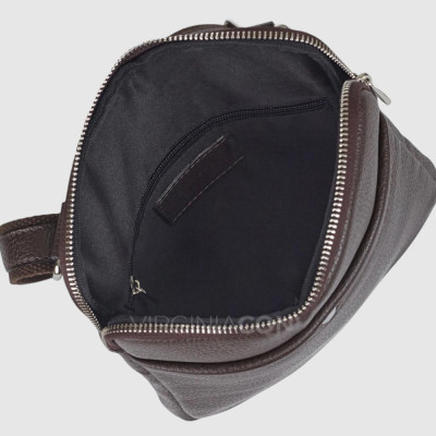 Сумка мужская кожаная Через плечо VIRGINIA CONTI 01349  Brown Floater