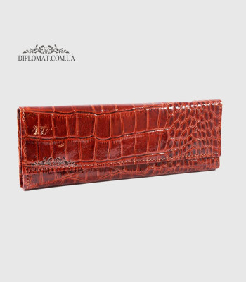 Ключницы кожаные CANPELLINI 143 ANT Большая На карабинах для 6 ключей1434 BROWN CROCO Коричневый
