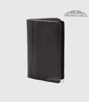 Обложка кожаная для ID паспорта TERGAN 1601 SIYAH FLAMINGO ROLAX