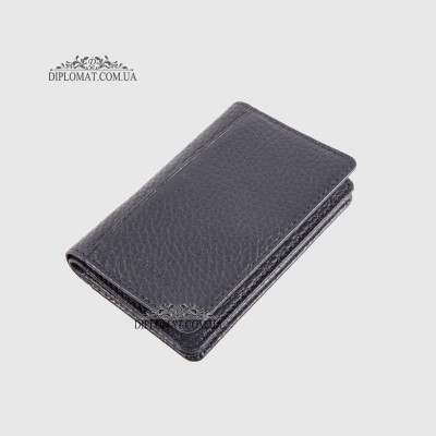 Обложка кожаная для ID паспорта TERGAN 1601  LACIVERT FLAMINGO Синий
