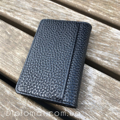 Обложка кожаная для ID паспорта TERGAN 1601  SIYAH FLOATER Черный Черный