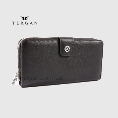 Кошелек на молнии кожаный TERGAN 5789  SIYAH ARSEL Черный Черный