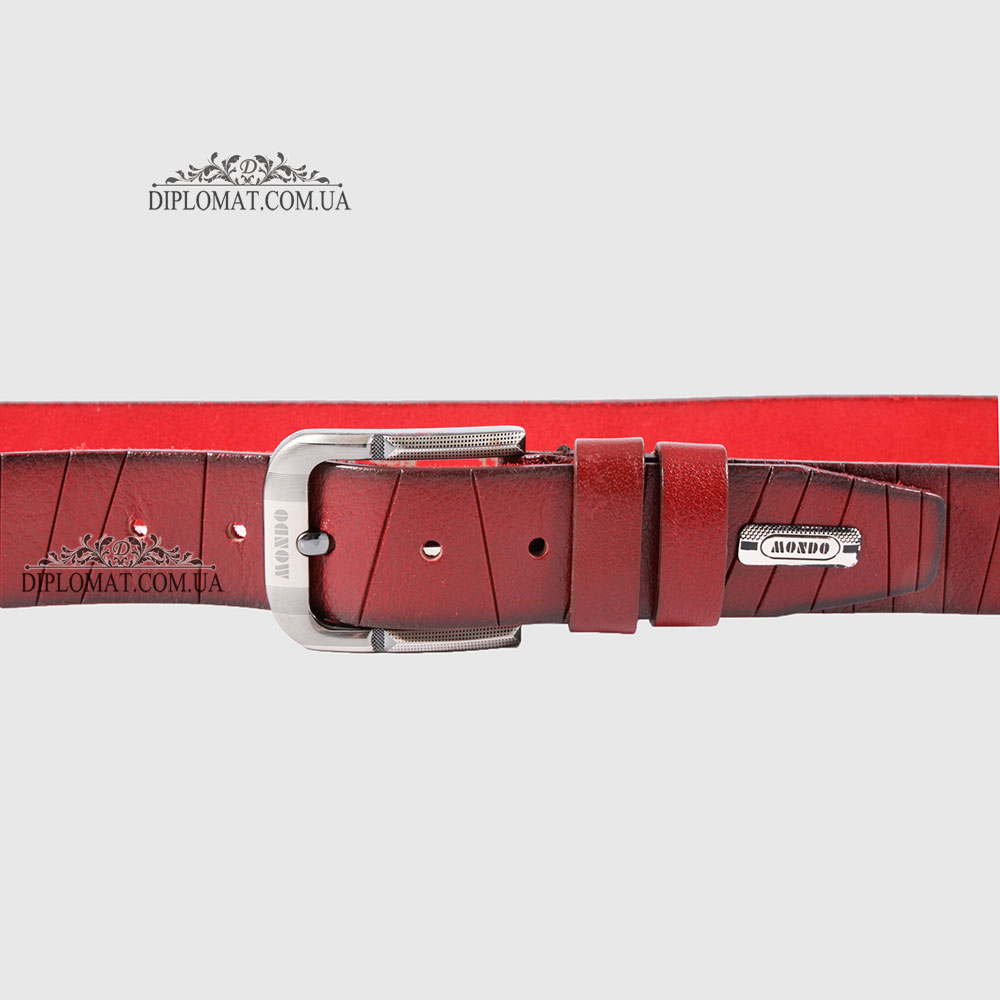 Ремень MONDO BELT884 41 Бордовый 110