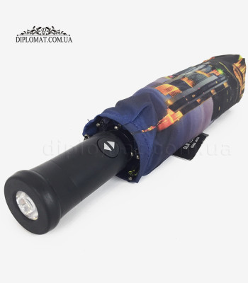 Зонт Автомат Три Слона LD601 C фонариком 15 - Polyester