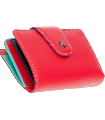 Кошелек женский VISCONTI SP31 Poppy c RFID Red/Multi