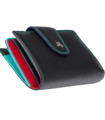 Кошелек женский VISCONTI SP31 Poppy c RFID Black Multi
