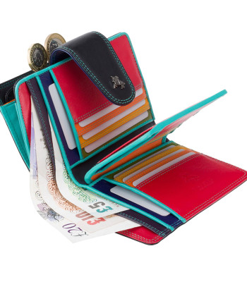 Кошелек женский VISCONTI SP31 Poppy c RFID Black Multi
