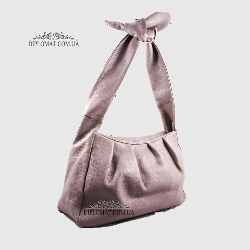 Сумка Женская Кожаная EMANUELA FERRETTI 85537  GREY floater Серый
