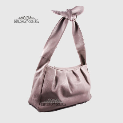 Сумка Женская Кожаная EMANUELA FERRETTI 85537  GREY floater Серый