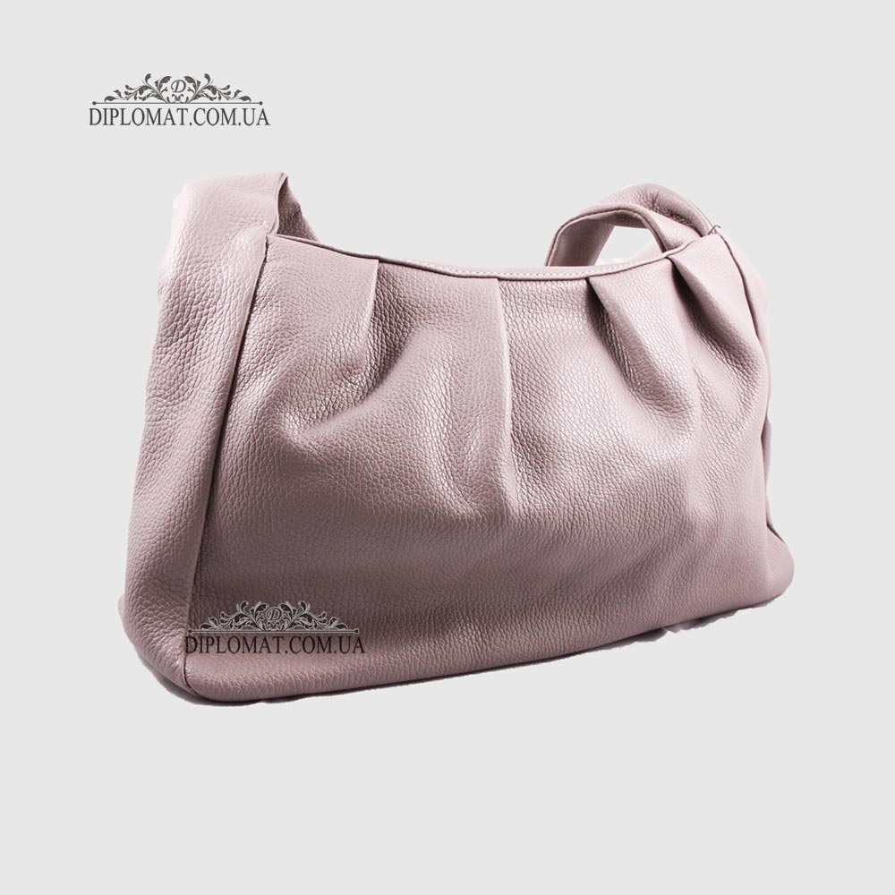 Сумка Женская Кожаная EMANUELA FERRETTI 85537  GREY floater Серый
