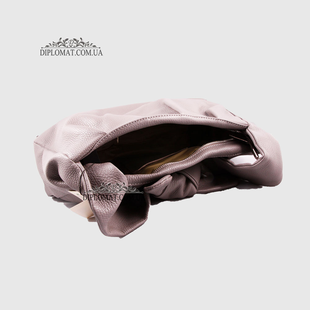 Сумка Женская Кожаная EMANUELA FERRETTI 85537  GREY floater Серый
