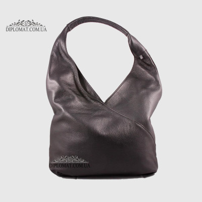 Сумка Женская Кожаная EMANUELA FERRETTI 71022  BLACK floater Черный