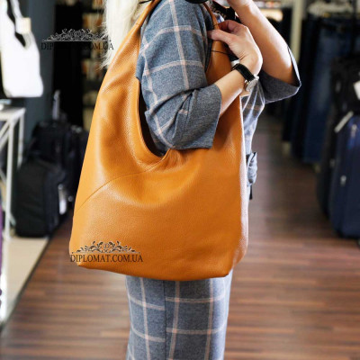 Сумка Женская Кожаная EMANUELA FERRETTI 71022  CUOIO  floater Рыжий