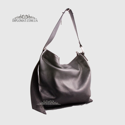 Сумка Женская Кожаная EMANUELA FERRETTI 757  BLACK floater Черный