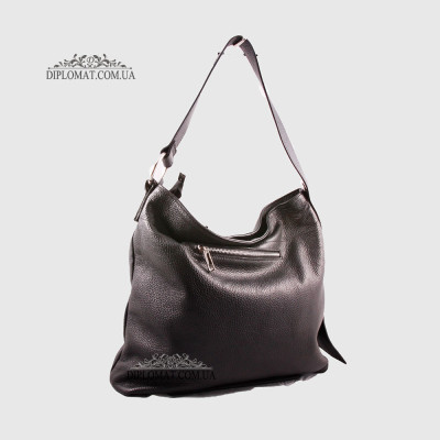 Сумка Женская Кожаная EMANUELA FERRETTI 757  BLACK floater Черный