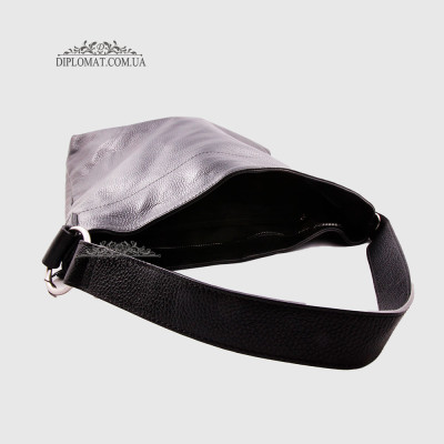 Сумка Женская Кожаная EMANUELA FERRETTI 757  BLACK floater Черный