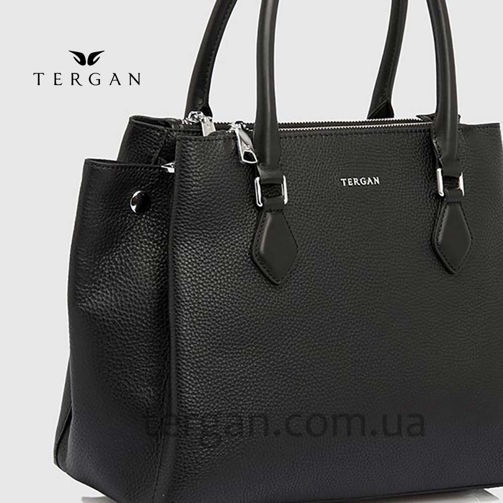 Сумка Женская Кожаная TERGAN 79483  SİYAH-FLOATER / SİYAH-ANALİN Черный