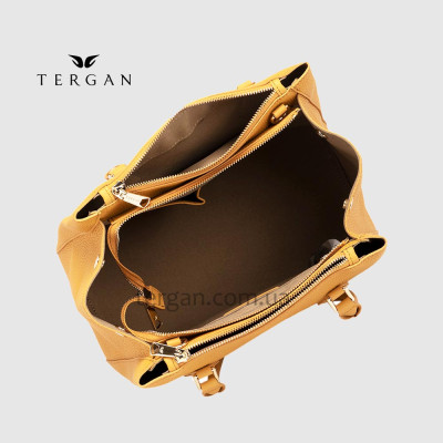 Сумка Женская Кожаная TERGAN 79483  SARI-FLOATER / SARI-ANALİN Желтый