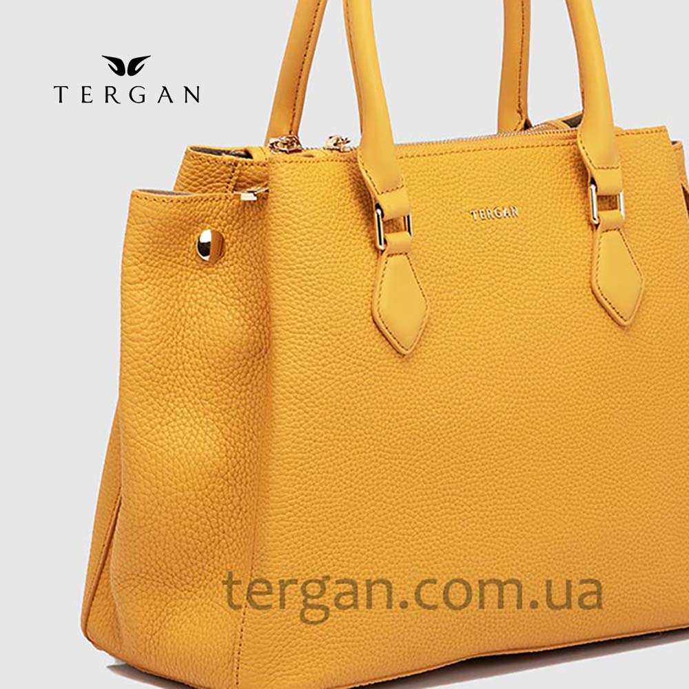 Сумка Женская Кожаная TERGAN 79483  SARI-FLOATER / SARI-ANALİN Желтый