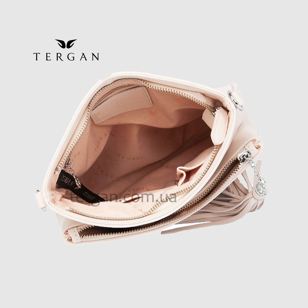 Сумка Женская Кожаная TERGAN 79489  BEJ ARSEL Белый
