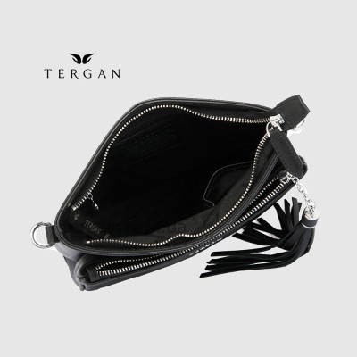 Сумка Женская Кожаная TERGAN 79489  SIYAH ARSEL Черный Черный