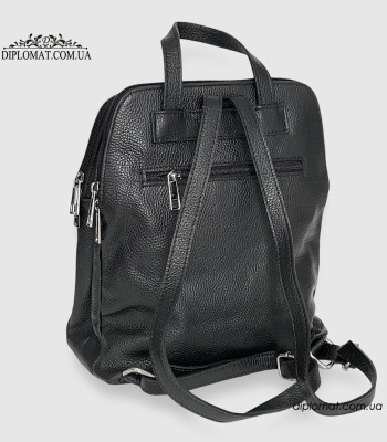Рюкзак женский Кожаный VIRGINIA CONTI 702402 SIYAH FLOATER Черный