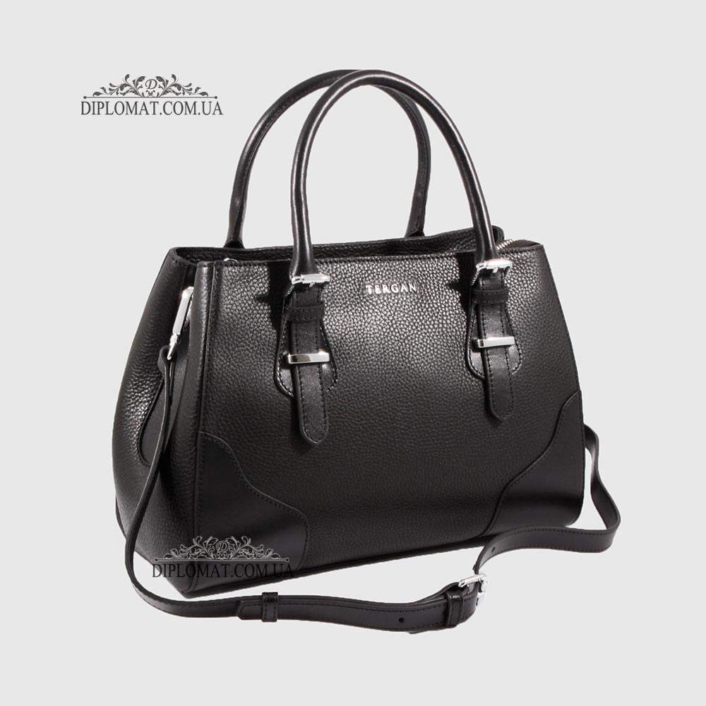 Сумка женская TERGAN 79186  SIYAH FLOATER/SIYAH ANALIN Черный