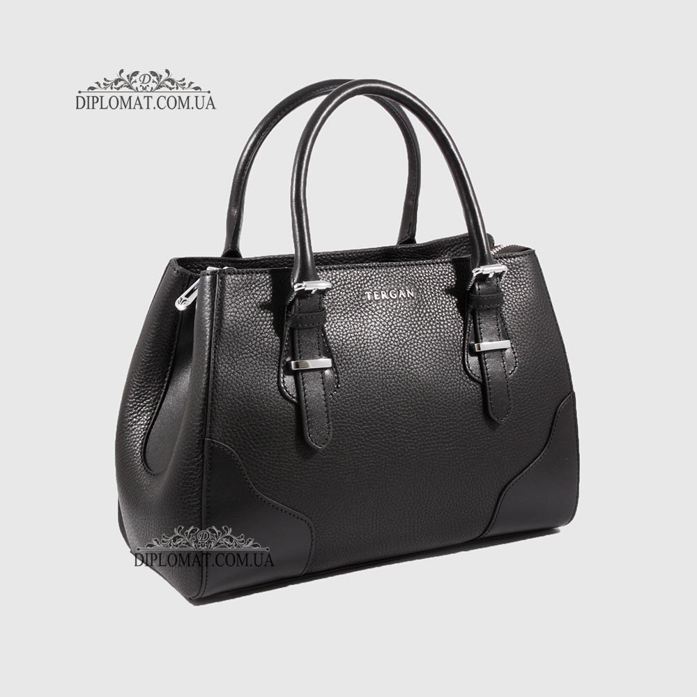 Сумка женская TERGAN 79186  SIYAH FLOATER/SIYAH ANALIN Черный