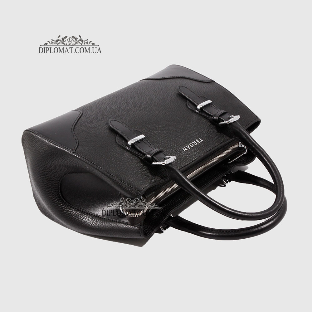 Сумка женская TERGAN 79186  SIYAH FLOATER/SIYAH ANALIN Черный