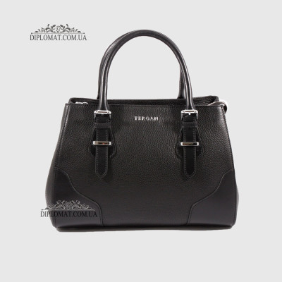 Сумка женская TERGAN 79186  SIYAH FLOATER/SIYAH ANALIN Черный