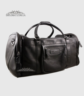 Сумка Дорожная Кожаная HILL BURRY 3307 SIYAH ARSEL Черный
