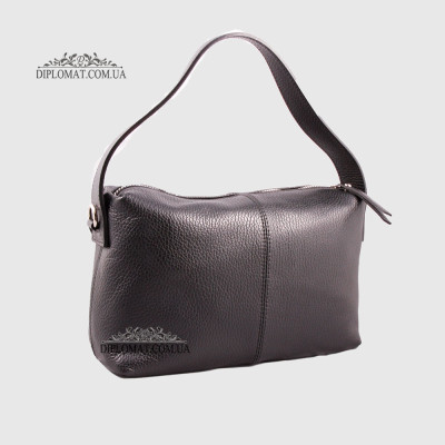 Сумка Женская Кожаная EMANUELA FERRETTI 85532  BLACK floater Черный
