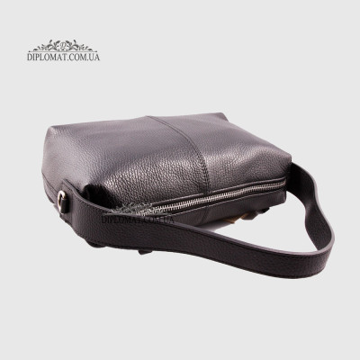 Сумка Женская Кожаная EMANUELA FERRETTI 85532  BLACK floater Черный