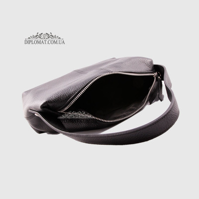Сумка Женская Кожаная EMANUELA FERRETTI 85532  BLACK floater Черный