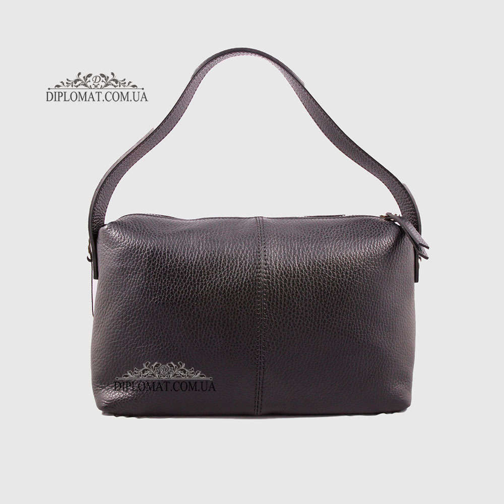 Сумка Женская Кожаная EMANUELA FERRETTI 85532  BLACK floater Черный