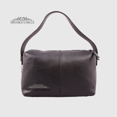 Сумка Женская Кожаная EMANUELA FERRETTI 85532  BLACK floater Черный