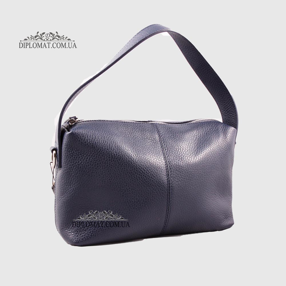 Сумка Женская Кожаная EMANUELA FERRETTI 85532  D.BLUE  floater Синий