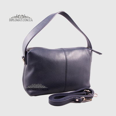 Сумка Женская Кожаная EMANUELA FERRETTI 85532  D.BLUE  floater Синий