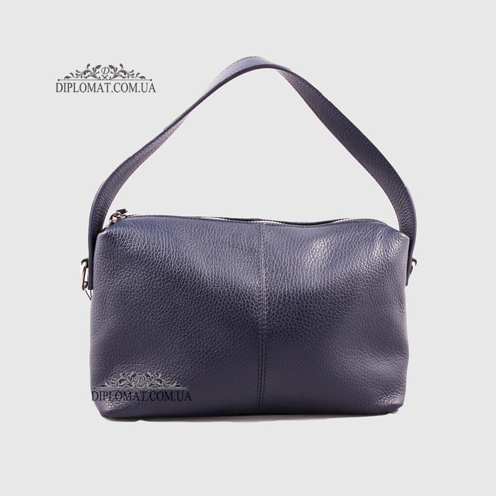 Сумка Женская Кожаная EMANUELA FERRETTI 85532  D.BLUE  floater Синий