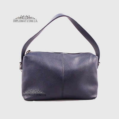 Сумка Женская Кожаная EMANUELA FERRETTI 85532  D.BLUE  floater Синий