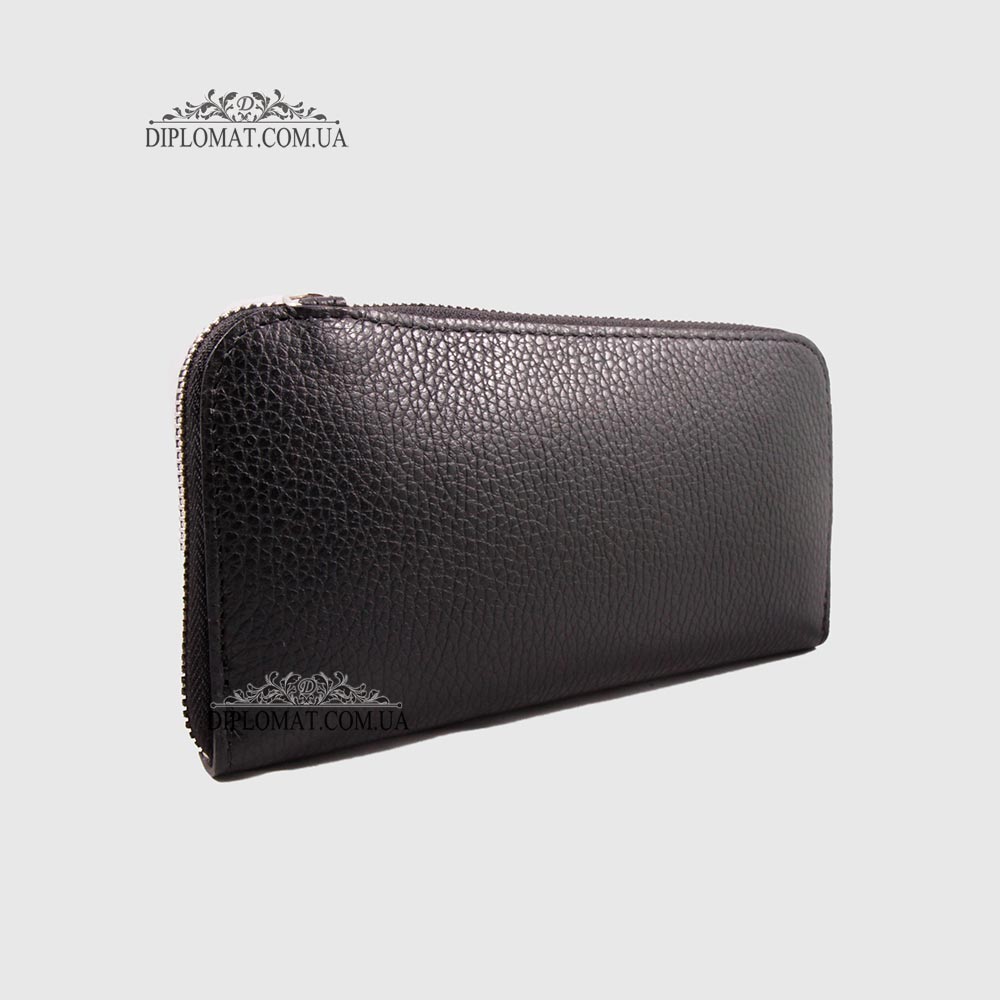 Кошелек-Клатч Под телефон EMANUELA FERRETTI 010721_2  На молнии С Ремнем через плечо BLACK floater Черный