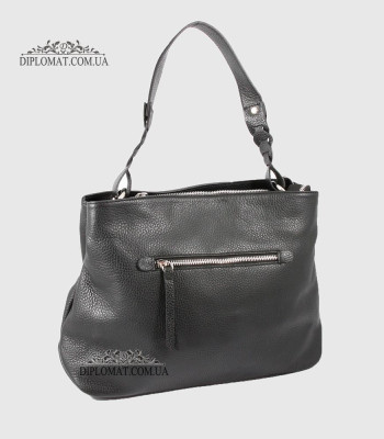 Сумка Женская EMANUELA FERRETTI 560093 Кожаная на плечоBLACK floater