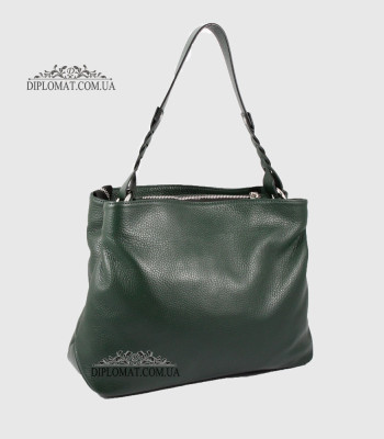 Сумка Женская EMANUELA FERRETTI 560093 Кожаная на плечоGREEN floater