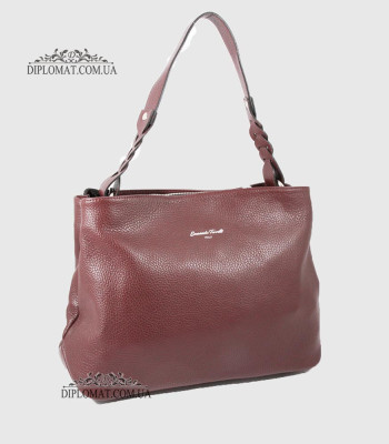 Сумка Женская EMANUELA FERRETTI 560093 Кожаная на плечоBORDO floater