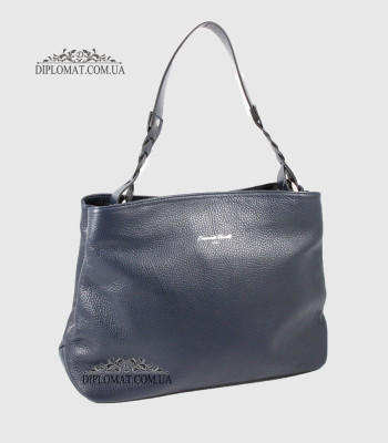 Сумка Женская EMANUELA FERRETTI 560093 Кожаная на плечоD.BLUE  floater