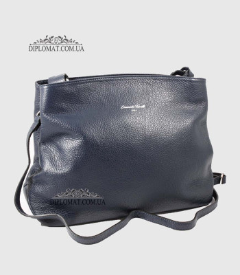 Сумка Женская EMANUELA FERRETTI 560093 Кожаная на плечоD.BLUE  floater