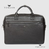 Сумка Портфель кожаная TERGAN 2897 для документов А4 и ноутбука SIYAH FLOATER Черный